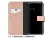 Selencia Echtleder Klapphülle für das Samsung Galaxy S23 - Dusty Pink