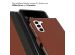 Selencia Echtleder Klapphülle für das Samsung Galaxy S23 - Hellbraun