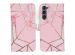 iMoshion Design TPU Klapphülle für das Samsung Galaxy S23 Plus - Pink Graphic