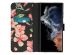 iMoshion Design TPU Klapphülle für das Samsung Galaxy S23 Ultra - Blossom Black