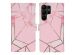 iMoshion Design TPU Klapphülle für das Samsung Galaxy S23 Ultra - Pink Graphic