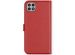 Selencia Echtleder Klapphülle für das Samsung Galaxy A22 (5G) - Rot