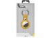 Accezz ﻿Genuine Leather Keychain Case Apple AirTag - Gelb