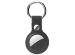 Accezz ﻿Genuine Leather Keychain Case Apple AirTag - Schwarz