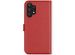 Selencia Echtleder Klapphülle für das Samsung Galaxy A32 (4G) - Rot