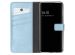 Selencia Echtleder Klapphülle für das Samsung Galaxy A32 (4G) - Hellblau