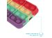 iMoshion Pop It Fidget Toy - Pop It Hülle Galaxy A02s - Rainbow