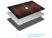 iMoshion Design Laptop Cover für das MacBook Pro 15 Zoll Retina - A1398 - Dark Brown Wood