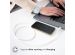 Accezz Wand-Ladegerät mit MFI-zertifiziertem Lightning- auf USB-C-Kabel - 20 Watt - 1 m - Weiß