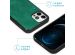 iMoshion Abnehmbare luxuriöse Klapphülle 2-in-1 für das iPhone 12 (Pro) - Dunkelgrün