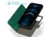 iMoshion Abnehmbare luxuriöse Klapphülle 2-in-1 für das iPhone 12 (Pro) - Dunkelgrün