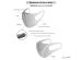 Blackspade 100 pack - Waschbarer Unisex-Mundschutz für Erwachsene – Wiederverwendbare Stretch-Baumwolle - Schwarz