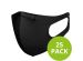Blackspade 25 pack - Waschbarer Unisex-Mundschutz für Erwachsene – Wiederverwendbare Stretch-Baumwolle - Schwarz