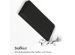 Accezz Premium Leather Slim Klapphülle für das iPhone SE (2022 / 2020) / 8 / 7 / 6(s) - Schwarz