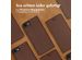 Accezz Premium Leather Slim Klapphülle für das iPhone SE (2022 / 2020) / 8 / 7 / 6(s) - Braun
