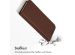 Accezz Premium Leather Slim Klapphülle für das iPhone 12 (Pro) - Braun