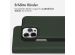 Accezz Premium Leather 2 in 1 Klapphülle für das iPhone 12 (Pro) - Grün