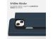 Accezz Premium Leather Slim Klapphülle für das iPhone 13 - Dunkelblau