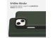 Accezz Premium Leather 2 in 1 Klapphülle für das iPhone 13 - Grün