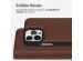 Accezz Premium Leather 2 in 1 Klapphülle für das iPhone 13 Pro Max - Braun