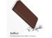 Accezz Premium Leather Slim Klapphülle für das Samsung Galaxy S21 - Braun