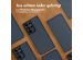 Accezz Premium Leather Slim Klapphülle für das Samsung Galaxy S21 Ultra - Dunkelblau