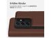 Accezz Premium Leather 2 in 1 Klapphülle für das Samsung Galaxy S21 Ultra - Braun