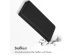 Accezz Premium Leather Slim Klapphülle für das Samsung Galaxy S21 FE - Schwarz