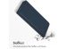 Accezz Premium Leather Slim Klapphülle für das Samsung Galaxy S21 FE - Dunkelblau