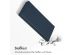 Accezz Premium Leather Slim Klapphülle für das Samsung Galaxy S22 Ultra - Dunkelblau