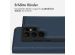 Accezz Premium Leather 2 in 1 Klapphülle für das Samsung Galaxy S22 Ultra - Dunkelblau