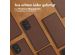 Accezz Premium Leather Slim Klapphülle für das Samsung Galaxy A33 - Braun