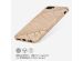 Selencia Aurora Fashion Back Case für das iPhone SE (2022 / 2020) / 8 / 7 - ﻿Strapazierfähige Hülle - 100 % recycelt - Earth Leaf Beige
