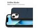 Accezz Premium Leather Card Slot Back Cover für das iPhone 13 - Dunkelblau