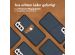 Accezz Premium Leather Card Slot Back Cover für das Samsung Galaxy S21 FE - Dunkelblau