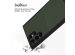 Accezz Premium Leather Card Slot Back Cover für das Samsung Galaxy S22 Ultra - Grün