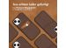 Accezz Premium Leather Card Slot Back Cover für das iPhone 14 - Braun