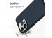 Accezz Premium Leather Card Slot Back Cover für das iPhone 14 Pro - Dunkelblau