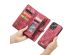 CaseMe Luxuriöse 2-in-1-Portemonnaie-Klapphülle Leder für das iPhone 13 - Rot