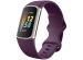 iMoshion Silikonband für die Fitbit Charge 5 / Charge 6 - Größe L - Violett