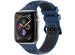 iMoshion Silikonsportarmband Buckle für das Apple Watch Series 1-9 / SE - 38/40/41mm - Blau / Schwarz