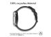 iMoshion Silikonsportarmband Buckle für das Apple Watch Series 1-9 / SE - 38/40/41mm - Schwarz / Grau