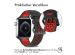 iMoshion Silikonsportarmband Buckle für das Apple Watch Series 1-9 / SE - 38/40/41mm - Schwarz / Rot