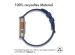 iMoshion Silikonsportarmband Buckle für das Apple Watch Series 1-9 / SE / Ultra (2) - 42/44/45/49 mm - Dunkelblau / Weiß