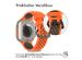 iMoshion Silikonsportarmband Buckle für das Apple Watch Series 1-9 / SE / Ultra (2) - 42/44/45/49 mm - Orange / Schwarz