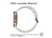 iMoshion Silikonsportarmband Buckle für das Apple Watch Series 1-9 / SE / Ultra (2) - 42/44/45/49 mm - Weiß / Schwarz
