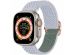 iMoshion Elastische Nylonarmband für das Apple Watch Series 1-9 / SE / Ultra (2) - 42/44/45/49 mm - Hellgrau
