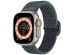 iMoshion Elastische Nylonarmband für das Apple Watch Series 1-9 / SE / Ultra (2) - 42/44/45/49 mm - Dunkelgrau