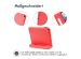 iMoshion Schutzhülle mit Handgriff kindersicher für das iPad 10 (2022) 10.9 Zoll - Rot