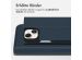 Accezz Premium Leather Slim Klapphülle für das iPhone 14 - Dunkelblau